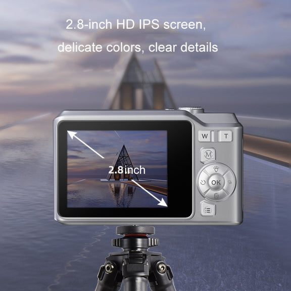 1080P HD Student Retro Digital Card Camera, Color: Black+32G
