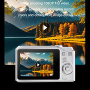 1080P HD Student Retro Digital Card Camera, Color: Black