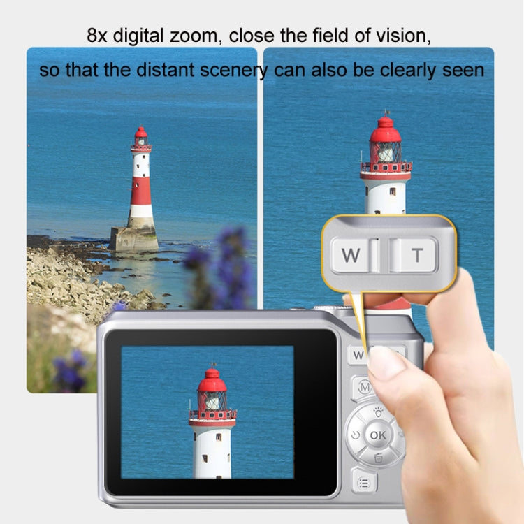 1080P HD Student Retro Digital Card Camera, Color: Black+32G