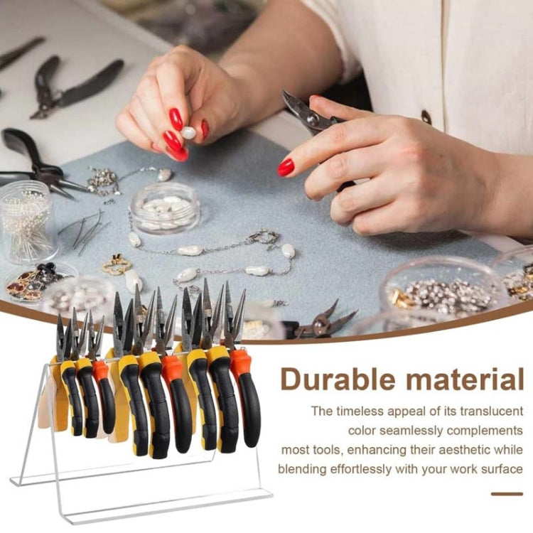 YX138 Acrylic Jewelry Pliers Organizer Multifunctional Tools Display Rack