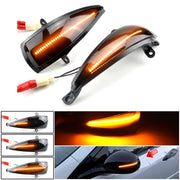 1pair For Honda Civic 8th Rearview Mirror Turn Signal Indicator Lights(Single Yellow Light Running)