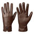Women Sheepskin Wool Fleece Lined Windproof Warm Gloves Touchscreen Thick Snow Driving Gloves, Size: M(Coffee) - Full Finger Gloves by PMC TechLife | Online Shopping South Africa | PMC TechLife | Buy Now Pay Later Mobicred