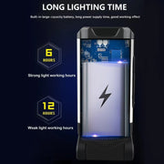E-SMARTER K011 USB Rechargeable Repair Light With Magnet COB Strong Light Flashlight, Style: A Foldable Red