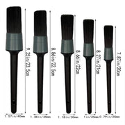 11pcs /Set Car Wash Cleaning Gap Detail Short Handle Brush(Blue)