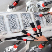 11pcs /Set Car Wash Cleaning Gap Detail Short Handle Brush(Blue)