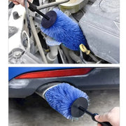 3pcs /Set Car Wash Engine Compartment Cleaning Detail Brush(Blue)