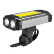 E-SMARTER K011 Bike LED Lamp USB Rechargeable Cycling Light COB Bright Flashlight(Silver) - free shipping - PMC TechLife - Order now!