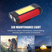 E-SMARTER K011 Bike LED Lamp USB Rechargeable Cycling Light COB Bright Flashlight(Silver)