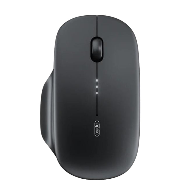 Inphic M1 2nd Generation Wireless Mice Rechargeable Mute Business Office Home Laptop Mouse, Color: 2.4G Black