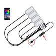 Eight-Color LED Voice Control Car Music Rhythm Atmosphere Light, Specification: 5V USB With Switch APP - Atmosphere lights by PMC TechLife | Online Shopping South Africa | PMC TechLife | Buy Now Pay Later Mobicred