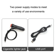 Eight-Color LED Voice Control Car Music Rhythm Atmosphere Light, Specification: 5V USB APP + Remote Control