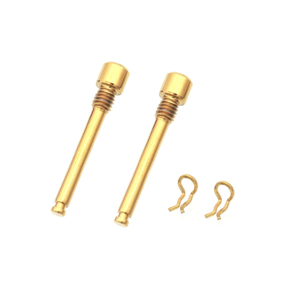 Mountain Road Bicycle Titanium Alloy Clip Pad Latch With Retaining Spring, Color: Pin + Circlip Gold