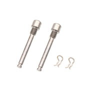 Mountain Road Bicycle Titanium Alloy Clip Pad Latch With Retaining Spring, Color: Pin + Circlip Titanium