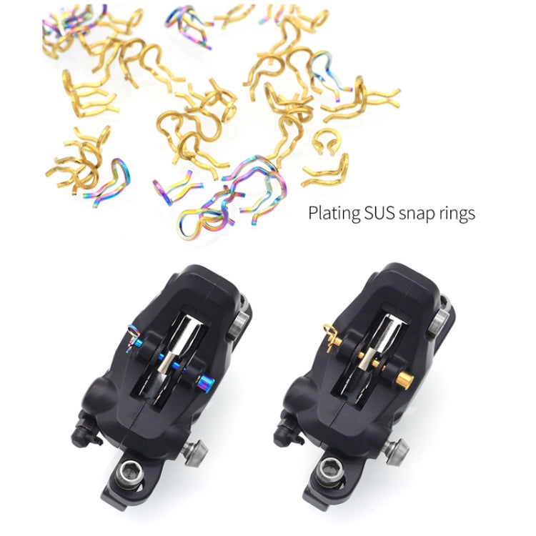 Mountain Road Bicycle Titanium Alloy Retaining Spring, Color: Steel Circlip Titanium