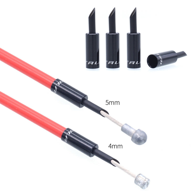 TRLREQ 4pcs Bicycle Rat-Tail Brake Line Extension Cap(4mm Shift Cap)