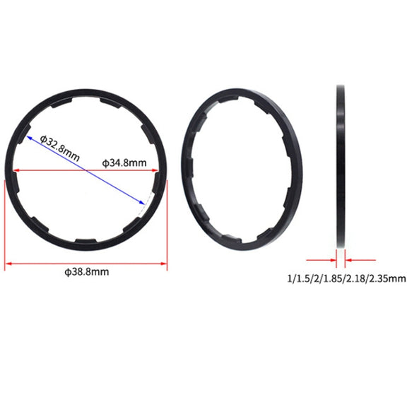 Bicycle Hub Freehub Slotted Flywheel Gasket, Size: 2.18mm