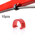 10pcs Bicycle Brake Gearshift Cable Tube Fixing C-shaped Buckle(Random Color Delivery) - Others by PMC TechLife | Online Shopping South Africa | PMC TechLife | Buy Now Pay Later Mobicred