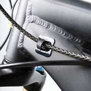 10pcs Bicycle Brake Gearshift Cable Tube Fixing C-shaped Buckle(Random Color Delivery)