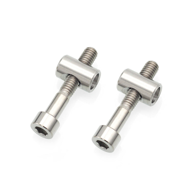 Bicycle Titanium Alloy Seat Post Locking Screws, Color: M6x35 Titanium