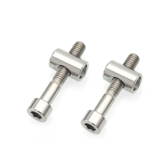 Bicycle Titanium Alloy Seat Post Locking Screws, Color: M6x35 Titanium