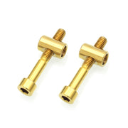 Bicycle Titanium Alloy Seat Post Locking Screws, Color: M6x40 Gold