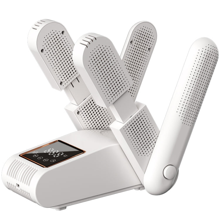 UV Antibacterial LED Touch Intelligent Constant Temperature Shoe Dryer, Spec: US Plug(White)
