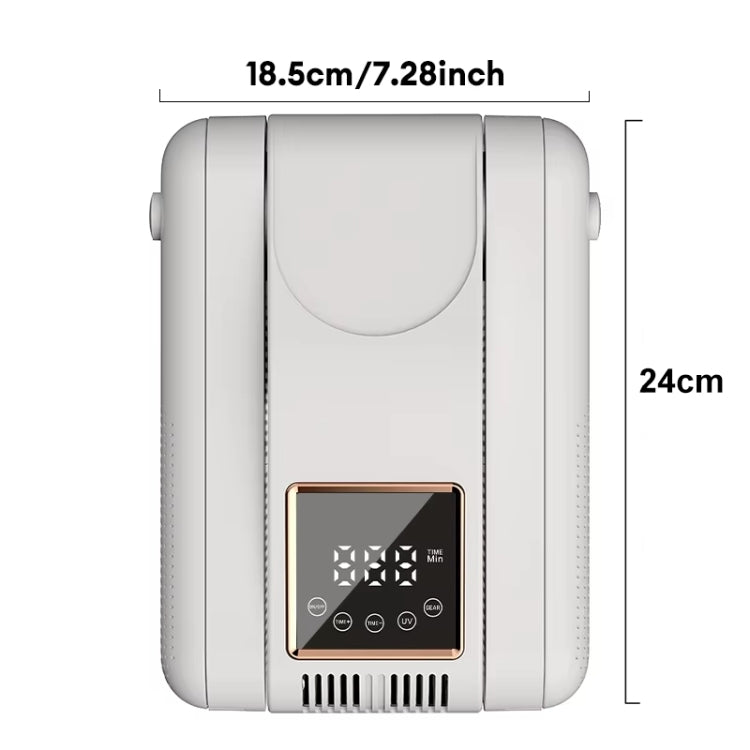 UV Antibacterial LED Touch Intelligent Constant Temperature Shoe Dryer, Spec: EU Plug(White)