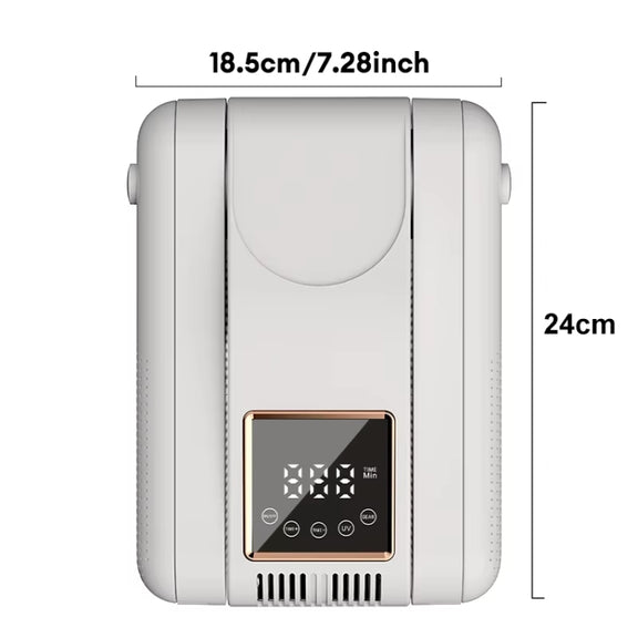 UV Antibacterial LED Touch Intelligent Constant Temperature Shoe Dryer, Spec: EU Plug(White)
