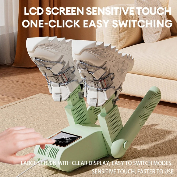 UV Antibacterial LED Touch Intelligent Constant Temperature Shoe Dryer, Spec: EU Plug(White)