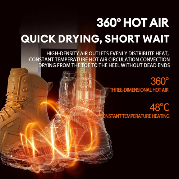 UV Antibacterial LED Touch Intelligent Constant Temperature Shoe Dryer, Spec: EU Plug(Green)