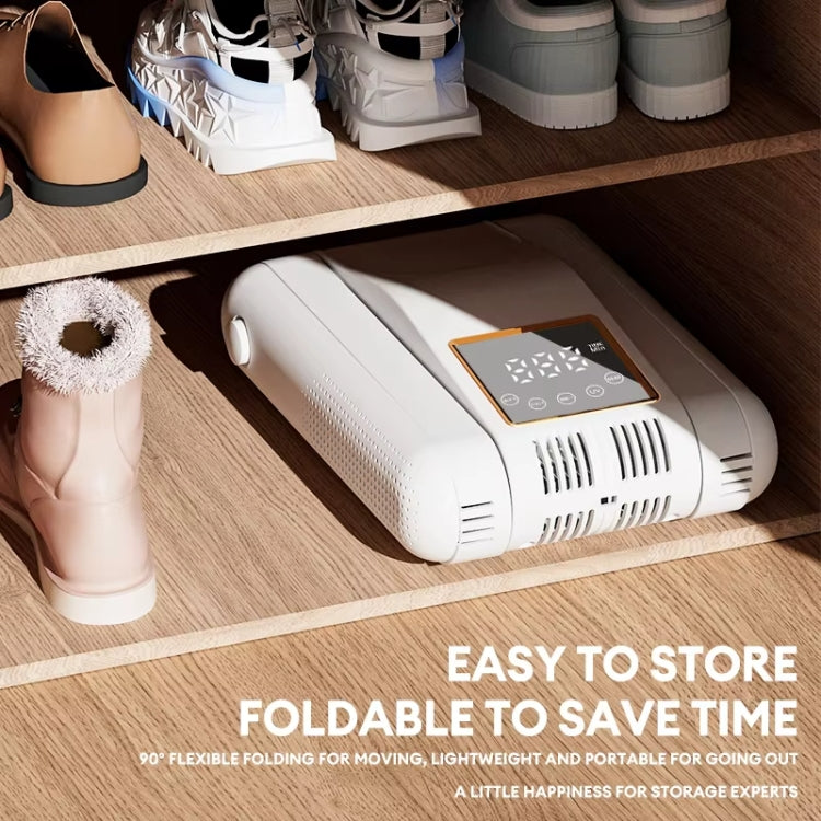 UV Antibacterial LED Touch Intelligent Constant Temperature Shoe Dryer, Spec: US Plug(White)