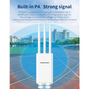 COMFAST CF-EW85 1300Mbps 2.4G/5.8G Gigabit Wireless AP Signal Amplifier Supports DC/POE Power Supply EU Plug