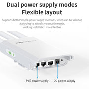 COMFAST CF-EW85 1300Mbps 2.4G/5.8G Gigabit Wireless AP Signal Amplifier Supports DC/POE Power Supply US Plug