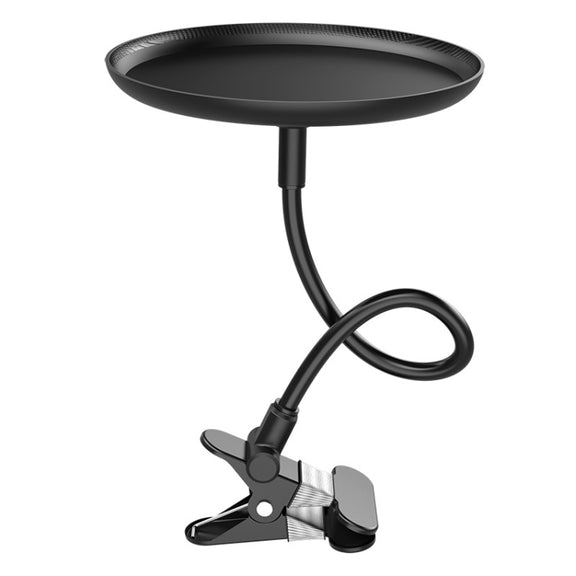 Adjustable Car Food Tray Clip-On Vehicle Small Dining Table Storage Shelf