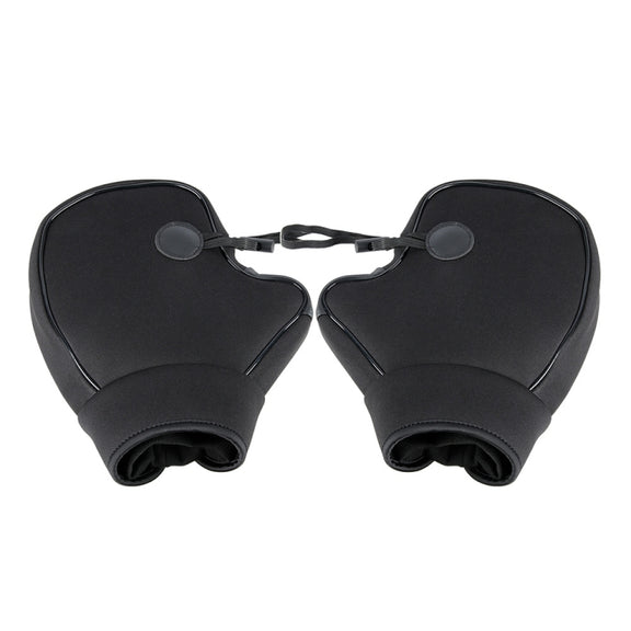 Motorcycle Riding Velvet Warm Grip Gloves(Black)