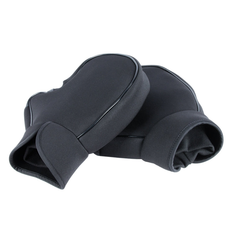 Motorcycle Riding Velvet Warm Grip Gloves(Black)