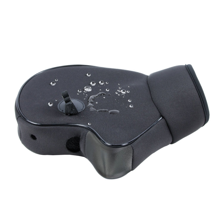 Motorcycle Riding Velvet Warm Grip Gloves(Black)