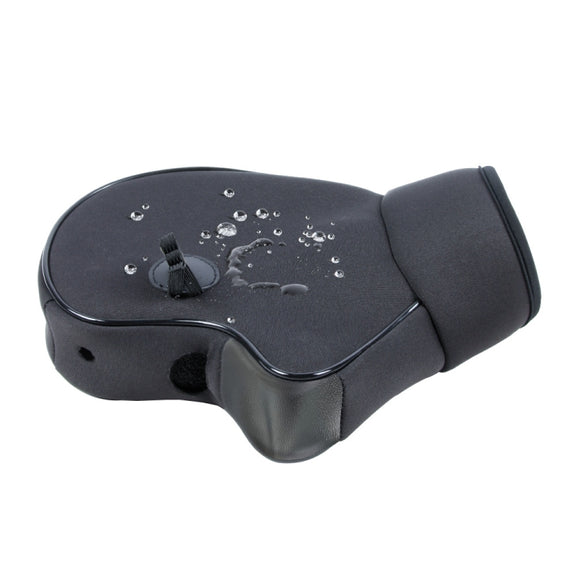 Motorcycle Riding Velvet Warm Grip Gloves(Black)