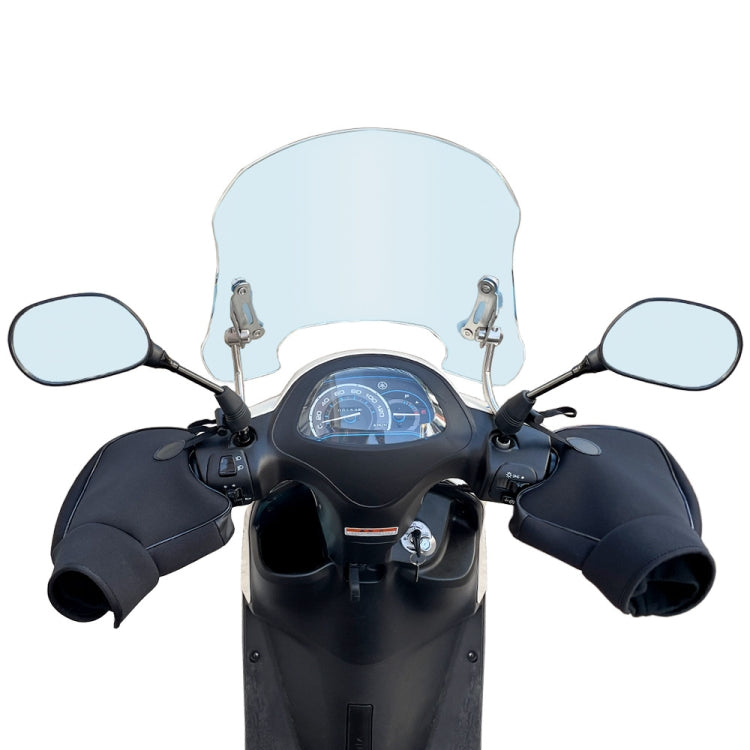 Motorcycle Riding Velvet Warm Grip Gloves(Black)