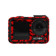 For DJI Action 4 Motion Camera Stickers All Inclusive Photo Frame Color Changing Stickers Accessories, Style: AC4-17 Snake Scale Red - free shipping - PMC TechLife - Order now!