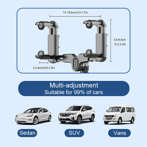 Vehicle Rearview Mirror Bracket Panoramic Sports Camera Car Mount Base Accessory