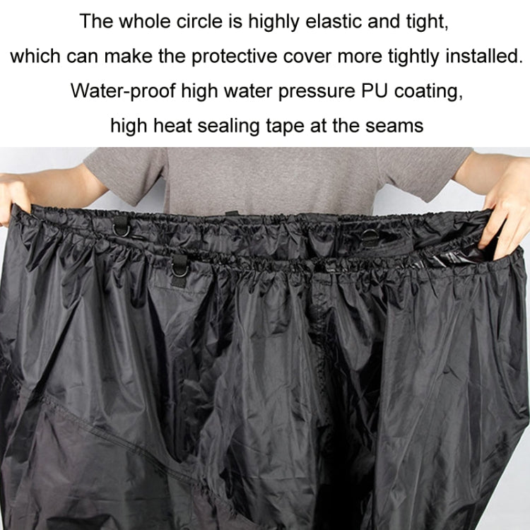 MESOROCK Motorcycle Light Durable Dustproof Rainproof Half Cover, Size: M
