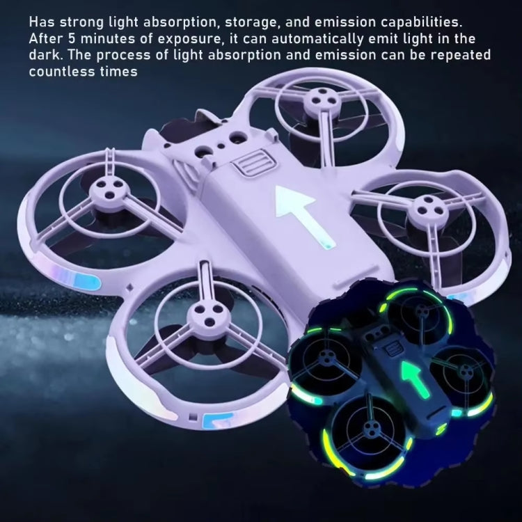 For DJI Neo Luminous Stickers Night Glow Cool Film(Red)