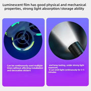 For DJI Neo Luminous Stickers Night Glow Cool Film(Sky Blue)