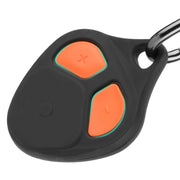 For Bushnell Wingman View Golf GPS Speaker Remote Control Silicone Protective Case With Hook(Black)