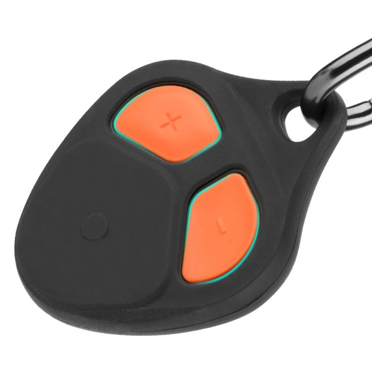 For Bushnell Wingman View Golf GPS Speaker Remote Control Silicone Protective Case With Hook(Black)