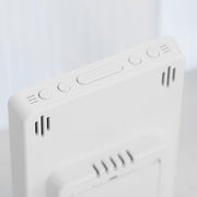 Multifunctional Temperature / Humidity Display Electronic Alarm Clock, Color: Orange White