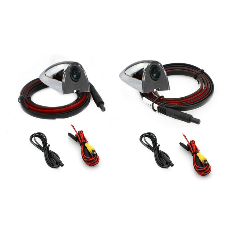 Punch-Free Car Imaging Side View Blind Spot Car Universal Night Vision Camera, Specifications: AHD1080P Silver