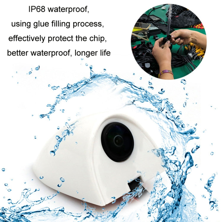 Punch-Free Car Imaging Side View Blind Spot Car Universal Night Vision Camera, Specifications: AHD1080P Black