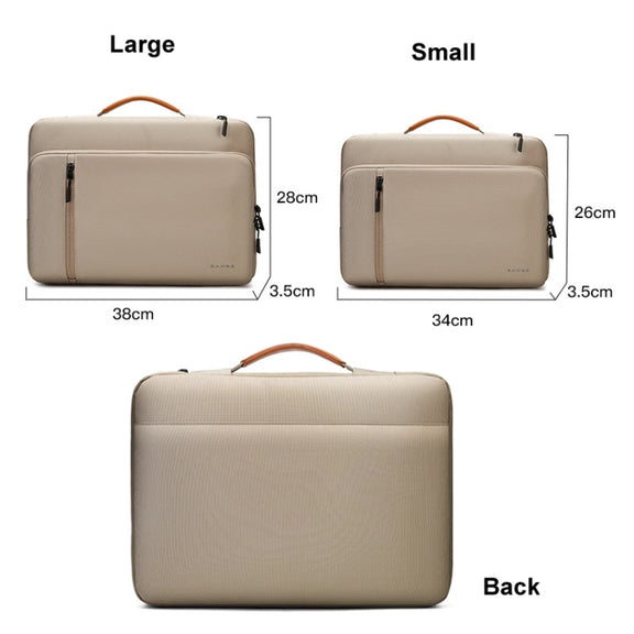 BANGE BG-6802 Laptop Bag Notebook Protective Case, Color: Pink Large